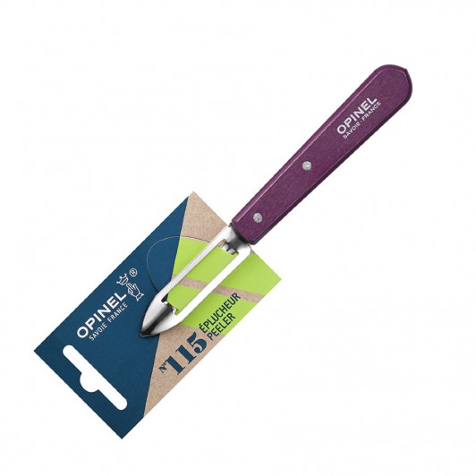 Нож для чистки овощей Opinel №115, нержавеющая сталь, сливовый, 100 мм. Нож для чистки овощей Opinel №115, нержавеющая сталь, сливовый, 100 мм.