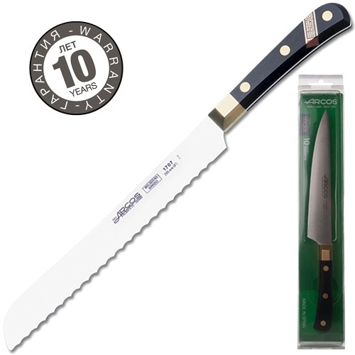 Нож для хлеба Arcos Regia 1707, 20,5 см. Нож для хлеба Arcos Regia 1707, 20,5 см.
