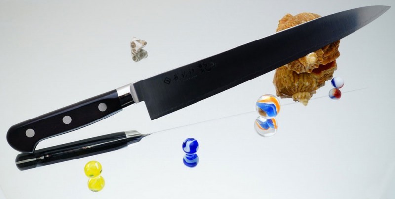 Нож для нарезки филе RYUSEN Blazen Sujihiki BZ-109, 270 мм. Нож для нарезки филе RYUSEN Blazen Sujihiki BZ-109, 270 мм.