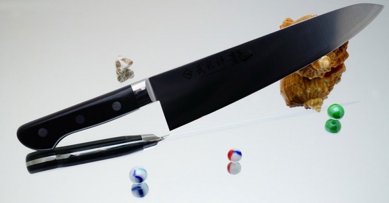 Разделочный нож RYUSEN Blazen Western Deba BZ-113, 210 мм. Разделочный нож RYUSEN Blazen Western Deba BZ-113, 210 мм.