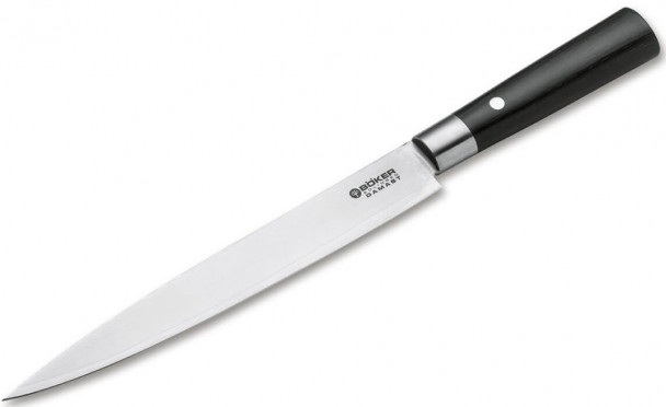 Нож для нарезки Boker 130425DAM Damascus Black Carving Knife, 22 см Нож для нарезки Boker 130425DAM Damascus Black Carving Knife, 22 см