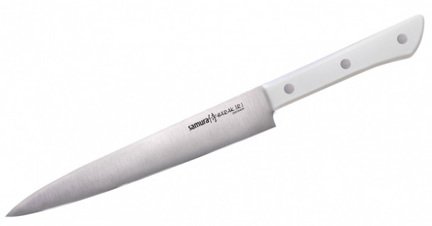 Нож для нарезки Samura Harakiri SHR-0045W, 195 мм белый пластик SHR-0045W Нож для нарезки Samura Harakiri SHR-0045W, 195 мм белый пластик SHR-0045W