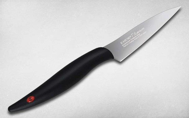 Нож кухонный для чистки овощей Kasumi Titanium 22008/GR, 8 см. Нож кухонный для чистки овощей Kasumi Titanium 22008/GR, 8 см.