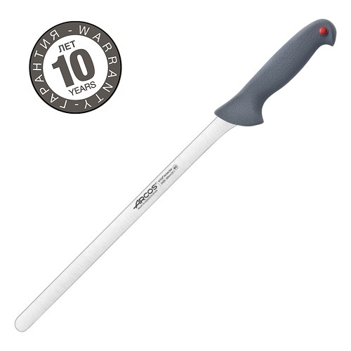 Кухонный нож для нарезки мяса Arcos Colour-prof 242600, 30 см. Кухонный нож для нарезки мяса Arcos Colour-prof 242600, 30 см.