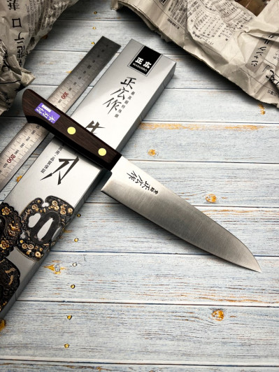 Нож кухонный Гюйто Masahiro Nippon Steel Rose 13410, лезвие 180 мм., сталь Special Steel Нож кухонный Гюйто Masahiro Nippon Steel Rose 13410, лезвие 180 мм., сталь Special Steel