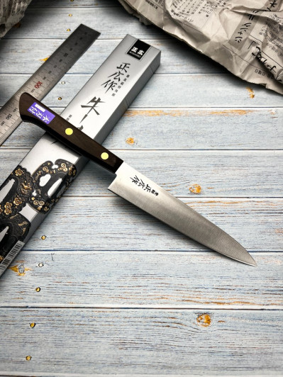 Нож кухонный Петти Masahiro Nippon Steel Rose 13404, лезвие 150 мм., сталь Special Steel Нож кухонный Петти Masahiro Nippon Steel Rose 13404, лезвие 150 мм., сталь Special Steel