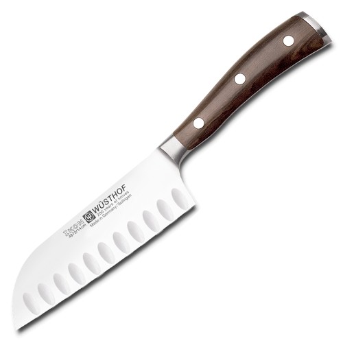 Кухонный нож Сантоку с угл.на кромке Wuesthof Ikon 4972 WUS, 14 см. Кухонный нож Сантоку с угл.на кромке Wuesthof Ikon 4972 WUS, 14 см.