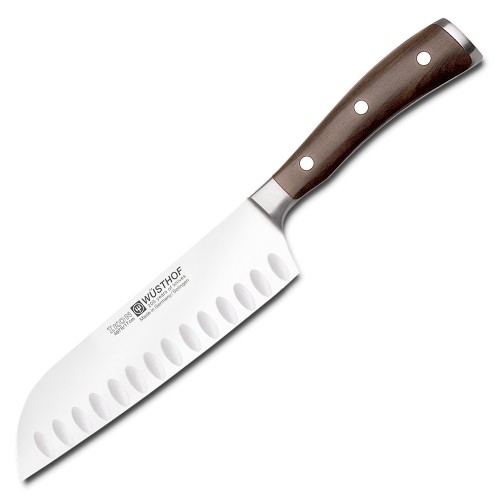 Кухонный нож Сантоку Wuesthof Ikon 4976 WUS, 17 см. Кухонный нож Сантоку Wuesthof Ikon 4976 WUS, 17 см.