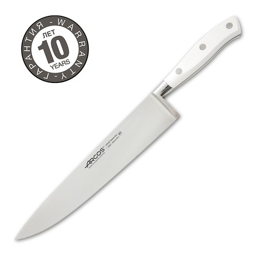 Кухонный нож "Шеф" Arcos Riviera Blanca 233724, 25 см. Кухонный нож "Шеф" Arcos Riviera Blanca 233724, 25 см.