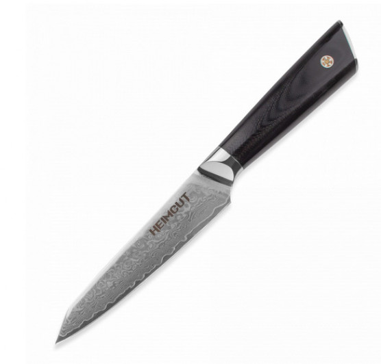 Нож кухонный универсальный, 13 см, Triangle Damascus, HC/ENERGY-UT-13, HEIMCUT, Россия Нож кухонный универсальный, 13 см, Triangle Damascus, HC/ENERGY-UT-13, HEIMCUT, Россия