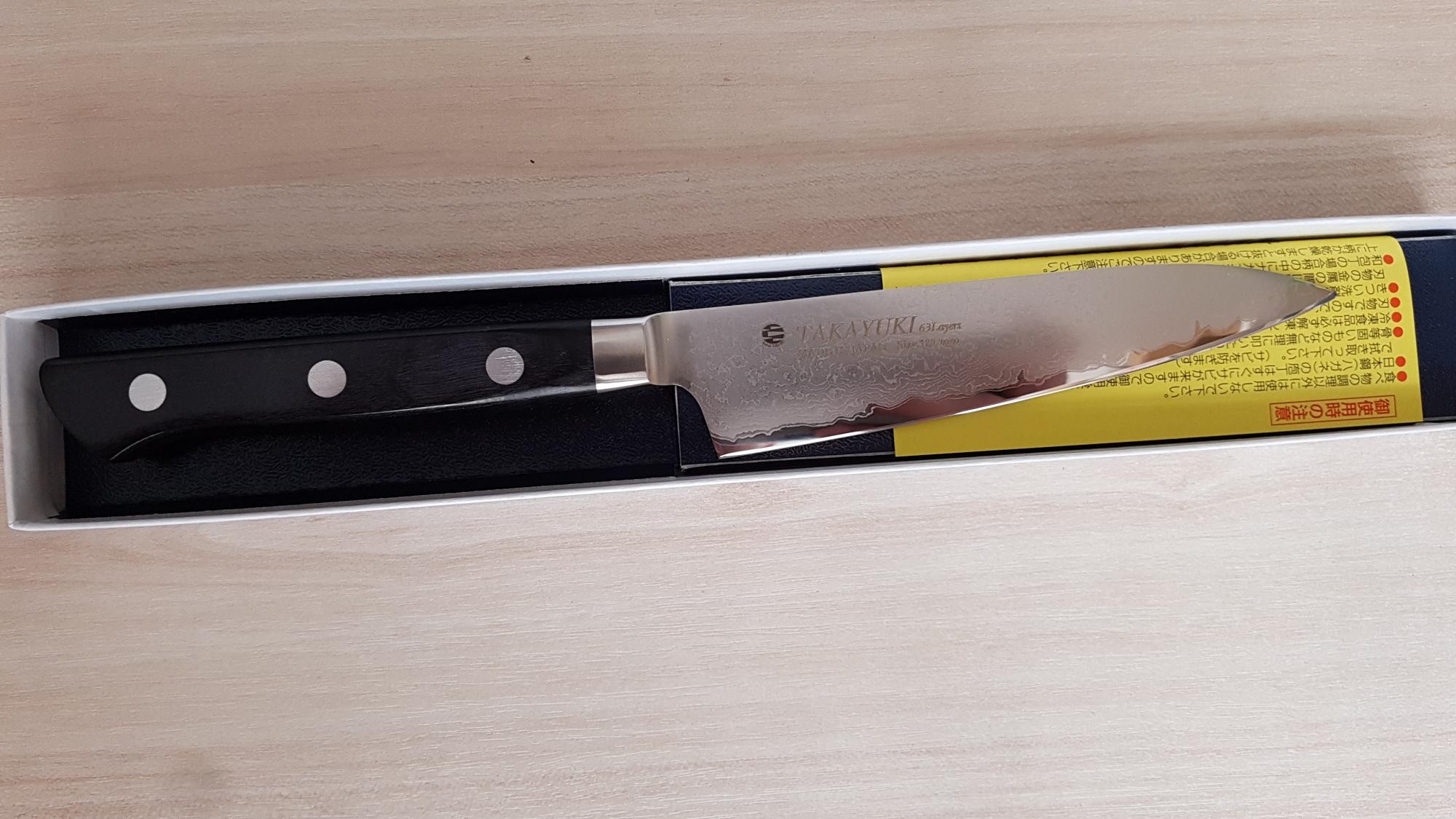 Кухонный нож универсальный Sakai Takayuki 14002, 63 сл., 12 см. Кухонный нож универсальный Sakai Takayuki 14002, 63 сл., 12 см.