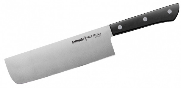 Нож накири Samura Harakiri SHR-0043B, 161 мм чёрный пластик Нож накири Samura Harakiri SHR-0043B, 161 мм чёрный пластик