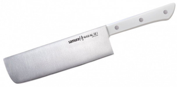 Нож накири Samura Harakiri SHR-0043W, 161 мм белый пластик Нож накири Samura Harakiri SHR-0043W, 161 мм белый пластик