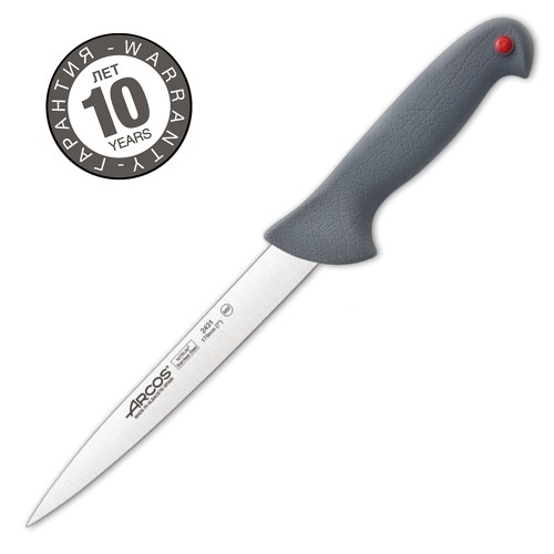 Нож разделочный Arcos Colour-prof 2431, 17 см. Нож разделочный Arcos Colour-prof 2431, 17 см.