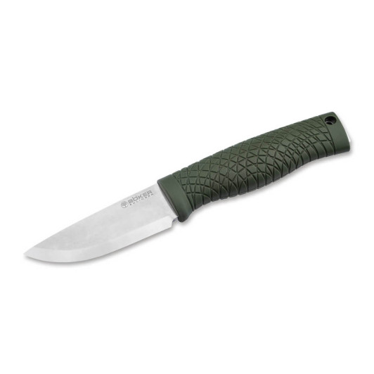 Нож с фиксированным клинком Boker 121518 Bronco Mini CPM3V Green Scandi Нож с фиксированным клинком Boker 121518 Bronco Mini CPM3V Green Scandi