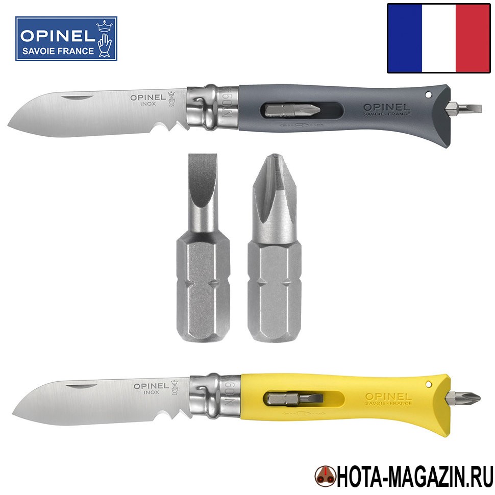 Нож с отверткой Opinel Bricolage 9VRI, 8 см. Нож с отверткой Opinel Bricolage 9VRI, 8 см.