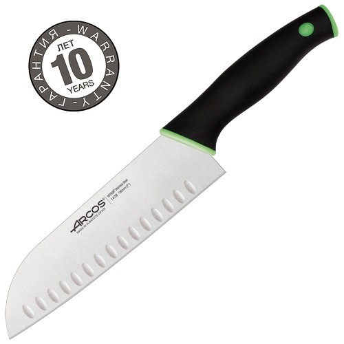 Поварской нож Сантоку Arcos Duo 147800, 18 см. Поварской нож Сантоку Arcos Duo 147800, 18 см.