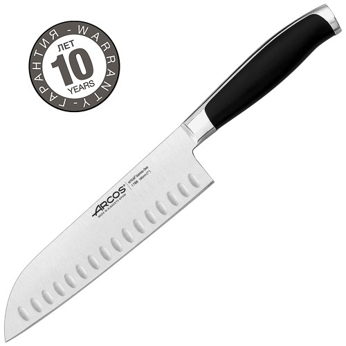 Кухонный нож Сантоку Arcos Kyoto 1788, 18,5 см. Кухонный нож Сантоку Arcos Kyoto 1788, 18,5 см.