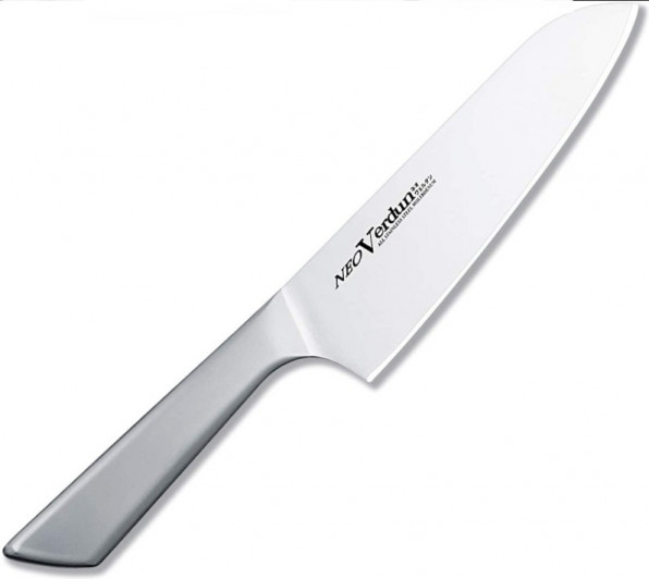 Нож Сантоку Shimomura Neo Verdun NVD-01, лезвие 165 мм., молибден-ванадиевая нержавеющая сталь. Нож Сантоку Shimomura Neo Verdun NVD-01, лезвие 165 мм., молибден-ванадиевая нержавеющая сталь.