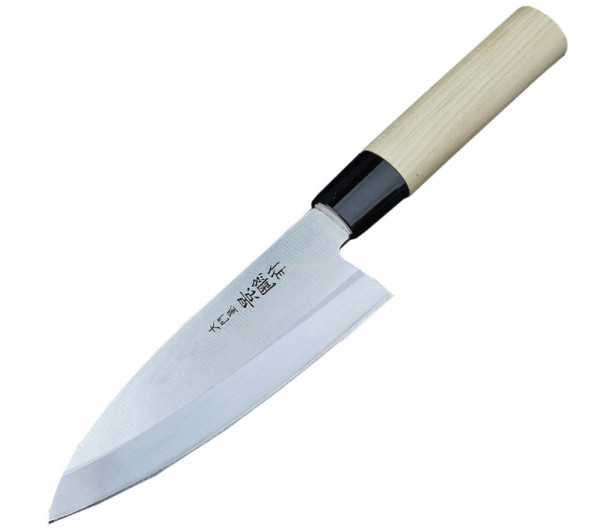 Кухонный нож Деба Shimomura DAIMON-YA DKT-S34, 15 см., односторонняя заточка Кухонный нож Деба Shimomura DAIMON-YA DKT-S34, 15 см., односторонняя заточка
