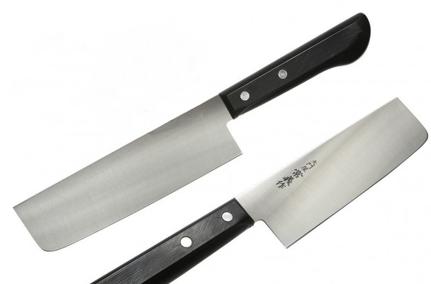Нож кухонный Накири для овощей 160/295 Shimomura DTY-02, 16 см. Нож кухонный Накири для овощей 160/295 Shimomura DTY-02, 16 см.