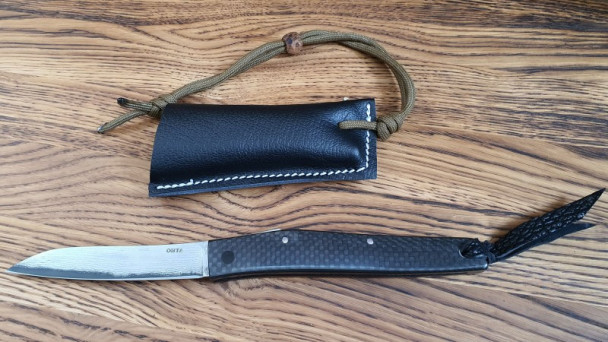 Нож складной OHTA Higonokami, сталь VG-10, Carbon (Карбон), 100 мм Нож складной OHTA Higonokami, сталь VG-10, Carbon (Карбон), 100 мм