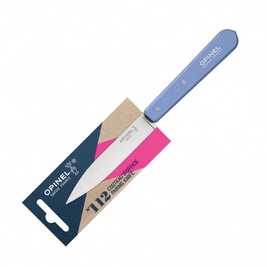 Нож столовый Opinel №112, нержавеющая сталь, голубой, 100 мм. Нож столовый Opinel №112, нержавеющая сталь, голубой, 100 мм.