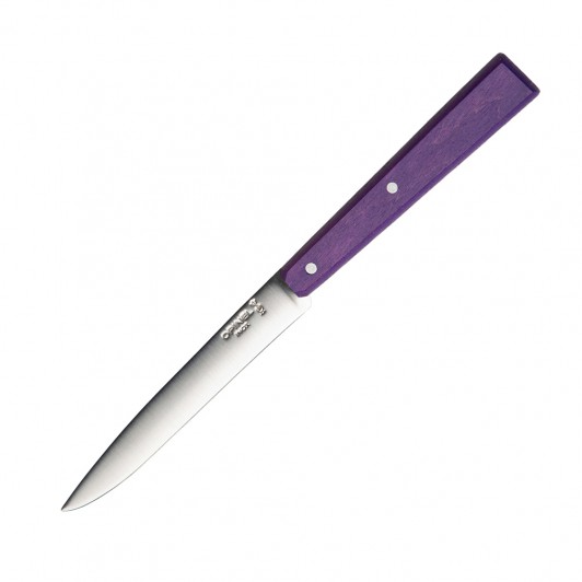 Нож столовый Opinel №125, нержавеющая сталь, пурпурный, 110 мм. Нож столовый Opinel №125, нержавеющая сталь, пурпурный, 110 мм.