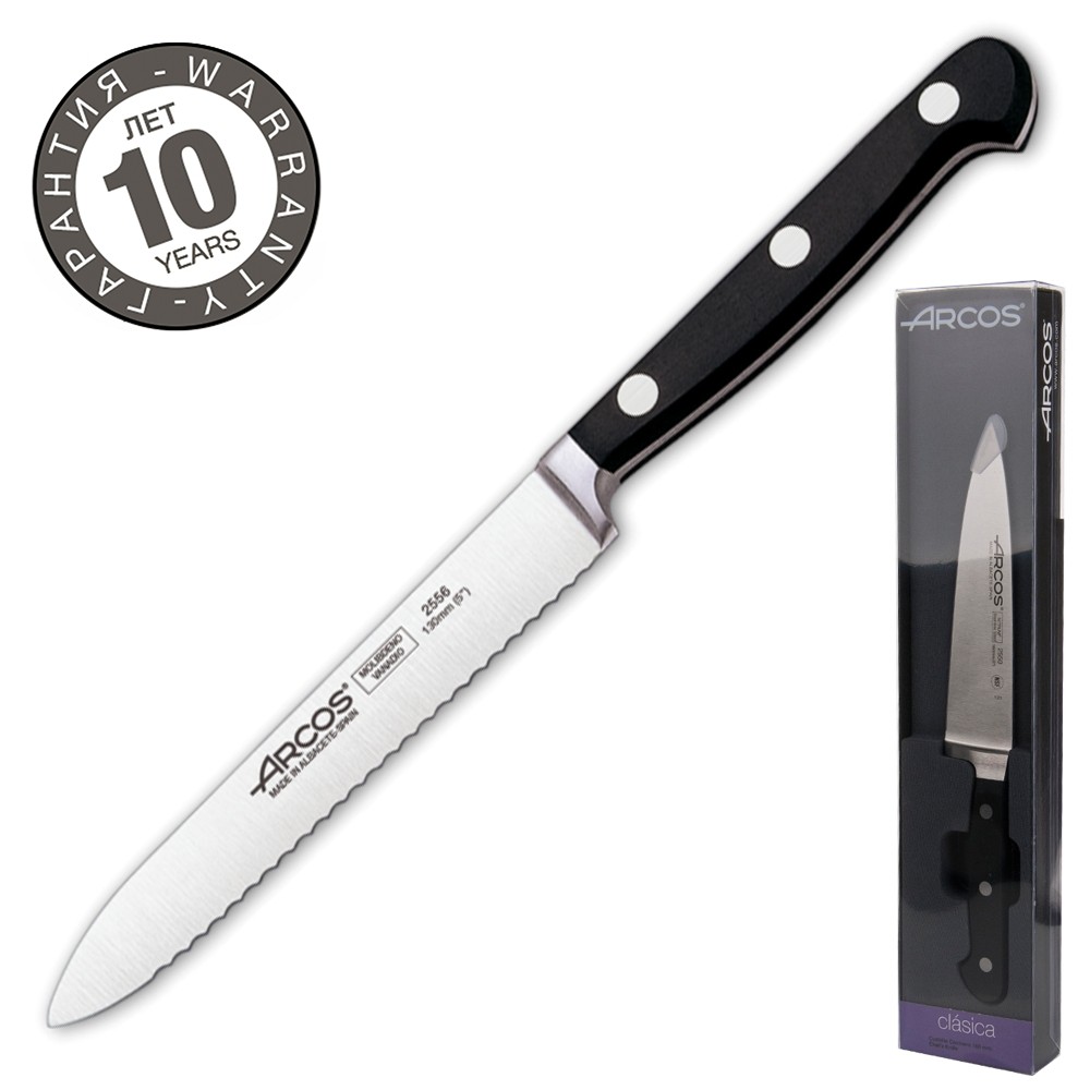 Нож для томатов Arcos Clasica 2556, 13 см. Нож для томатов Arcos Clasica 2556, 13 см.