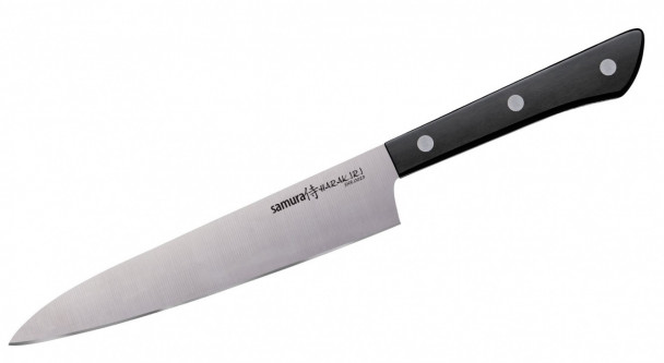 Нож универсальный Samura Harakiri SHR-0023B, 150 мм черный пластик Нож универсальный Samura Harakiri SHR-0023B, 150 мм черный пластик
