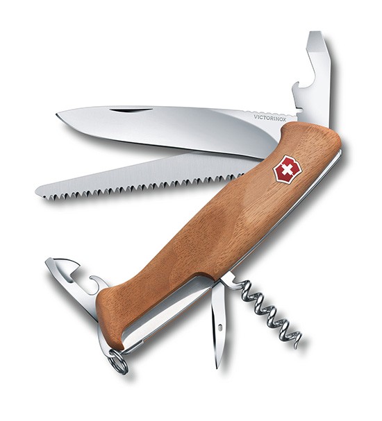 Складной нож Victorinox 0.9561.63 RangerWood 55, 10 функций Складной нож Victorinox 0.9561.63 RangerWood 55, 10 функций