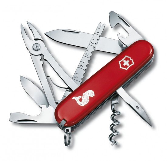 Складной нож Victorinox 1.3653.72 Angler, 18 функций Складной нож Victorinox 1.3653.72 Angler, 18 функций