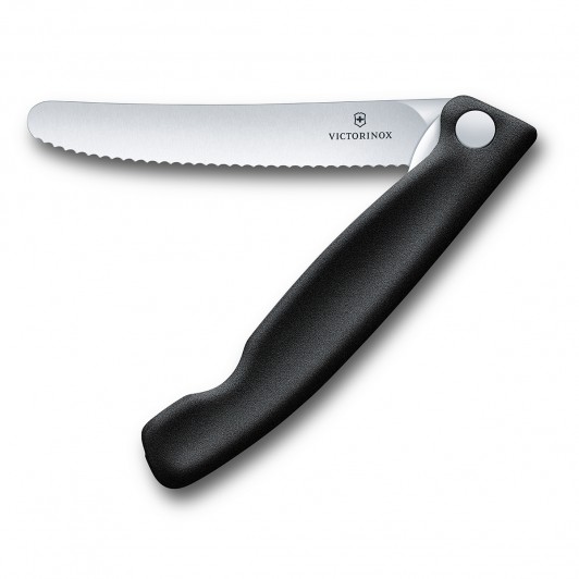 Швейцарский складной нож для пикника Victorinox 6.7833.FB, лезвие 11 см., серрейтор Швейцарский складной нож для пикника Victorinox 6.7833.FB, лезвие 11 см., серрейтор