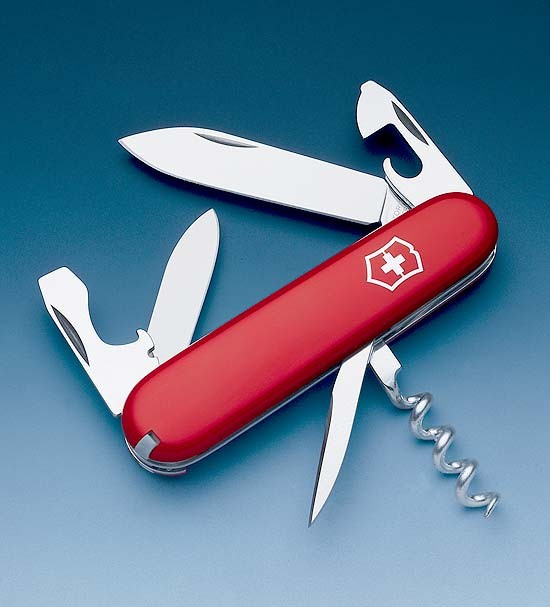 Швейцарский складной нож Victorinox 0.3603 Tourist, 12 функций Швейцарский складной нож Victorinox 0.3603 Tourist, 12 функций