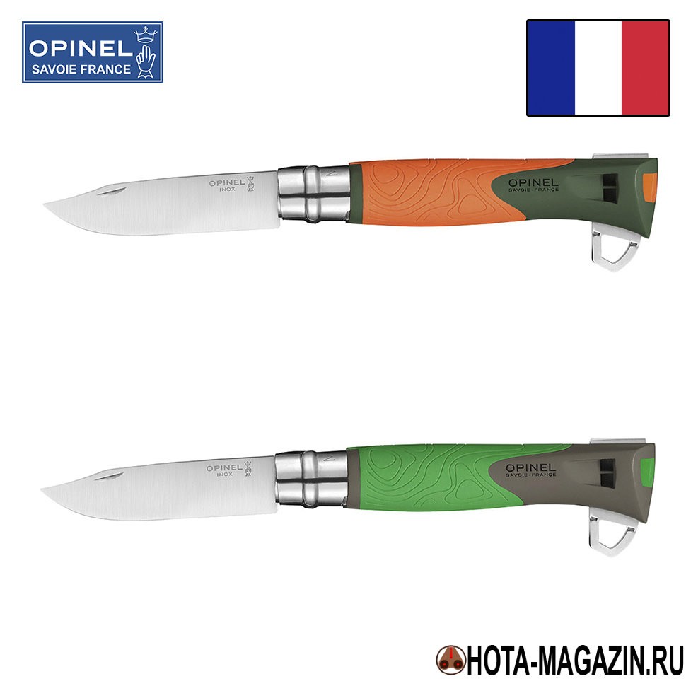 Нож выживания с огнивом Opinel Explore 12VRI, 10 см. Нож выживания с огнивом Opinel Explore 12VRI, 10 см.