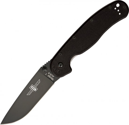 Складной нож Ontario RAT 1 ON8846 Black, черное лезвие Складной нож Ontario RAT 1 ON8846 Black, черное лезвие