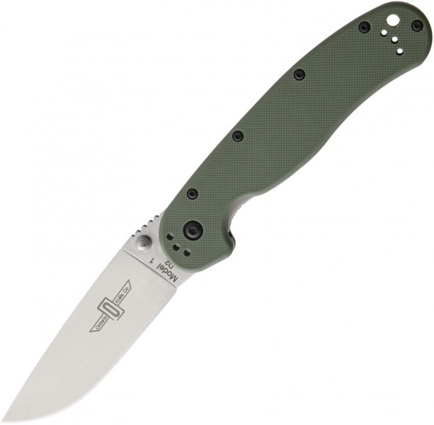 Складной нож Ontario RAT 1 D2 ON8867OD Green Складной нож Ontario RAT 1 D2 ON8867OD Green