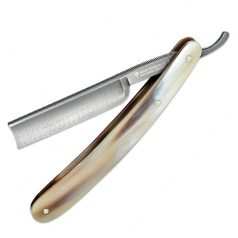 Опасная бритва Boker 140523DAM Damast Horn 5/8 Опасная бритва Boker 140523DAM Damast Horn 5/8