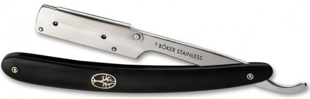 Опасная бритва со сменными лезвиями (шаветт) Boker 140907 Pro Barberette Black, 24 см Опасная бритва со сменными лезвиями (шаветт) Boker 140907 Pro Barberette Black, 24 см