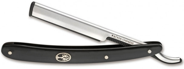 Опасная бритва со сменными лезвиями (шаветт) Boker Solingen Shavette 140901 Barberette Black Опасная бритва со сменными лезвиями (шаветт) Boker Solingen Shavette 140901 Barberette Black