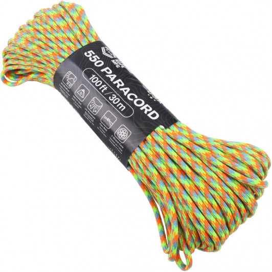 Паракорд Atwood Rope MFG 550 Dragonfly (100% нейлон), 30 метров, D 4 мм., США Паракорд Atwood Rope MFG 550 Dragonfly (100% нейлон), 30 метров, D 4 мм., США