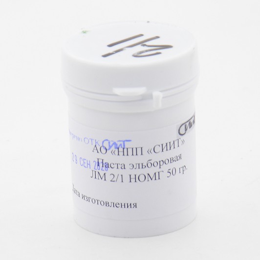 Паста эльборовая ЛМ 2/1 НОМГ, 7500 grit, СИИТ, банка 50гр Паста эльборовая ЛМ 2/1 НОМГ, 7500 grit, СИИТ, банка 50гр