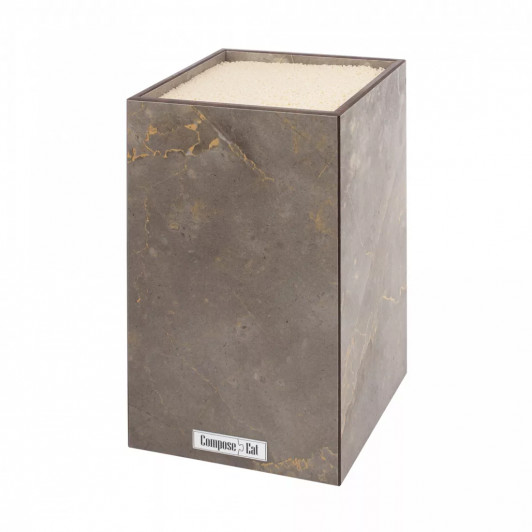 Подставка универсальная для кухонных ножей ComposeEat Everyday PDN123118OA6, мрамор итальянский серый, 12х12х24 см Подставка универсальная для кухонных ножей ComposeEat Everyday PDN123118OA6, мрамор итальянский серый, 12х12х24 см