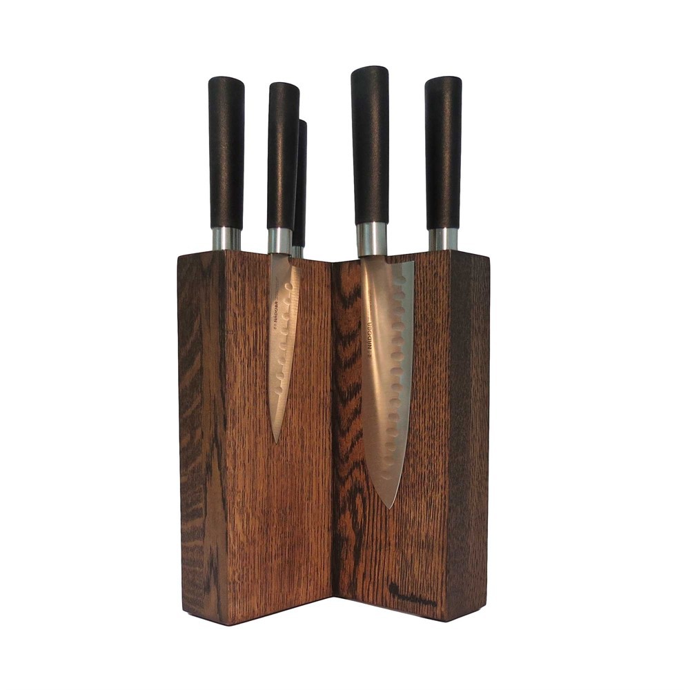 Магнитная подставка для шести ножей Woodinhome KS003SOB 15х24х15 см. Магнитная подставка для шести ножей Woodinhome KS003SOB 15х24х15 см.