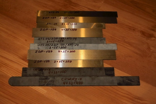 Поковка стали CPM-154 3 x 32 x 460 мм., с термообработкой Hatta Kogyo Поковка стали CPM-154 3 x 32 x 460 мм., с термообработкой Hatta Kogyo