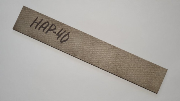 Поковка стали HAP40 4,8 x 36 х 250 мм., не закалена, сырая сталь Поковка стали HAP40 4,8 x 36 х 250 мм., не закалена, сырая сталь