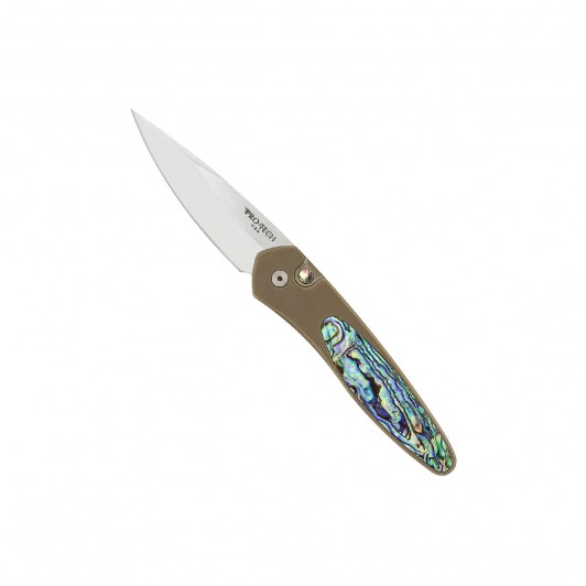 Автоматический складной нож Pro-Tech Custom Newport Abalone S35VN Автоматический складной нож Pro-Tech Custom Newport Abalone S35VN