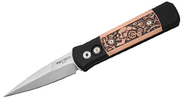 Автоматический складной нож Pro-Tech Godson Steampunk 7SP4 Автоматический складной нож Pro-Tech Godson Steampunk 7SP4