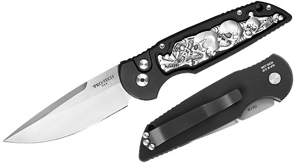 Автоматический складной нож Pro-Tech Tactical Response 3 TR-3,41 Shaw Skull Автоматический складной нож Pro-Tech Tactical Response 3 TR-3,41 Shaw Skull