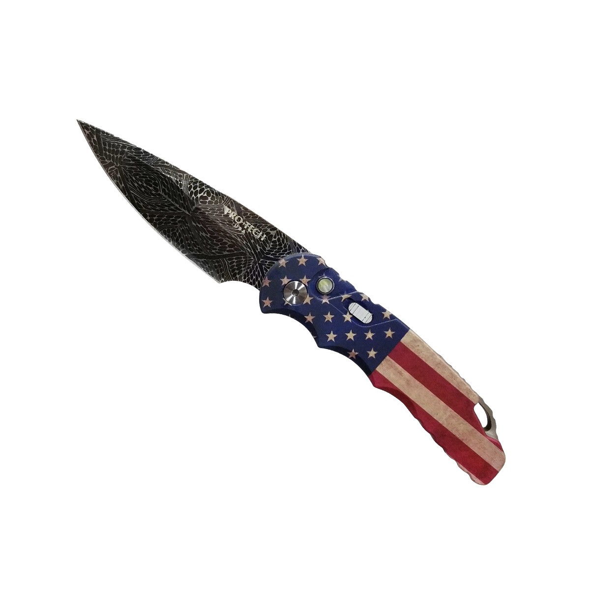 Автоматический складной нож Pro-Tech Tactical Response 5 T540 Damascus Автоматический складной нож Pro-Tech Tactical Response 5 T540 Damascus